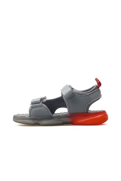 Vicco Jack Boy's Lighted Sandals 25Y 332.256 Pe Gray