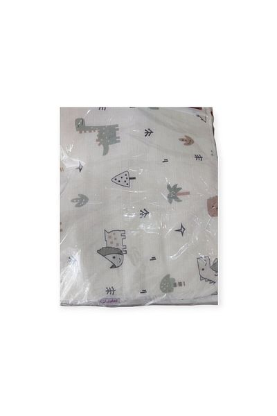 Bebekevi Bevi̇ 1040 Muslin Hoodie 2 Pack of Erasers 75X75 cm