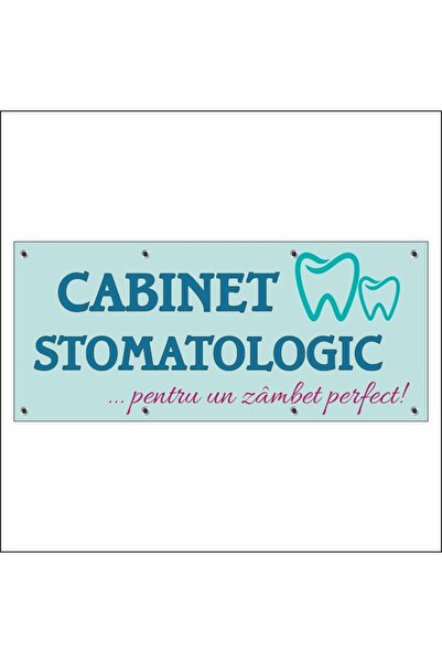 media Banner "Cabinet stomatologic" model 2, 150 x 60 cm