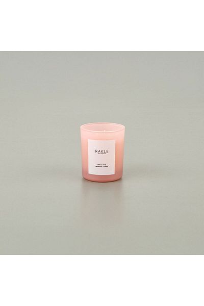 Rakle Basic Soft Royal Rose Scented Candle - Pink - 120 Gr
