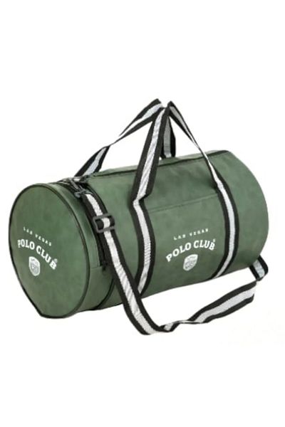 CeyDef Cylinder Sports Bag with 3 Compartments Shoulder Strap