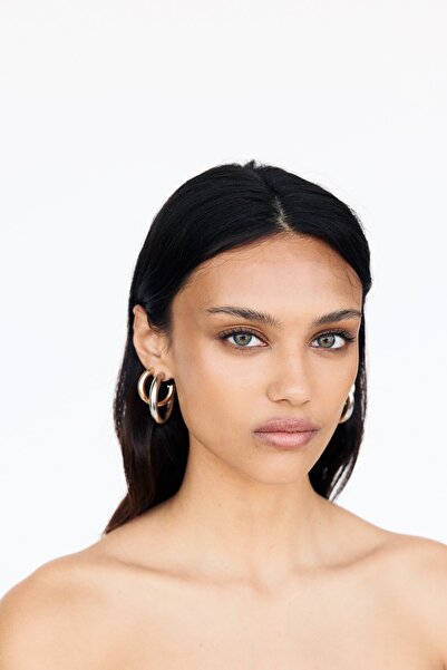 Pull & Bear 6'lı halka küpe paketi