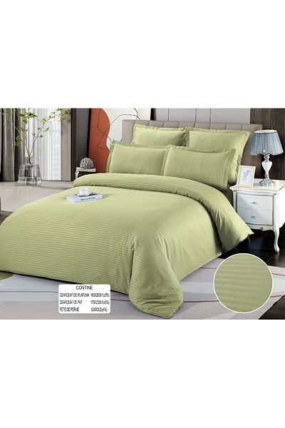 CHIRASO CHIRASO DAMASK Bedding Set, 4 Pieces, Sheet 170x230, Quilt 160x200, 2 Pillowcases, UNI