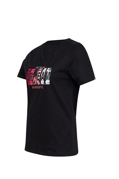 2AS Alone Printed V-Neck Women's T-Shirt 404
