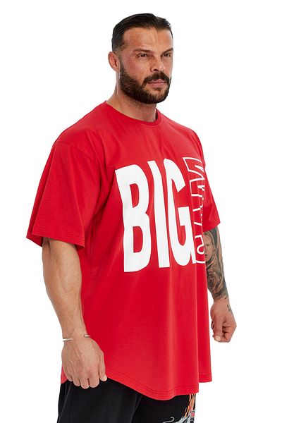 Big Sam تي شيرت قطني كبير الحجم لصالة الألعاب الرياضية Rag Top Big Sam 3382