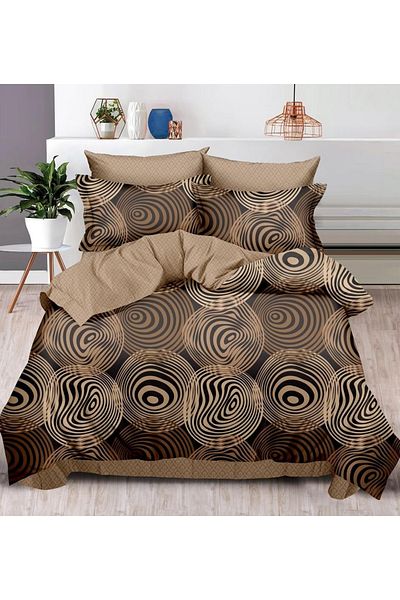 CHIRASO CHIRASO Finet Bedding Set, 6 Pieces, Fitted Sheet 180x200, Duvet Cover 200x230, 4 Pillowcases, Print