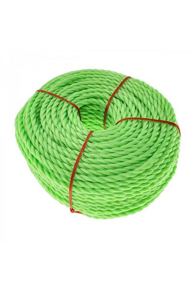 flores Raffia twine, green, 5 mm x 200 m / roll