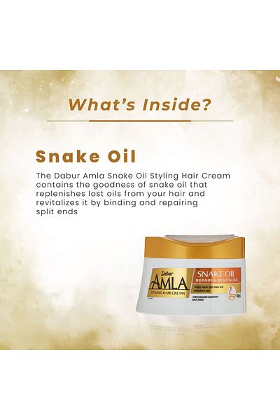 Dabur Amla Snake Oil Repair & Revitalize Styling Hair Cream 140 ml