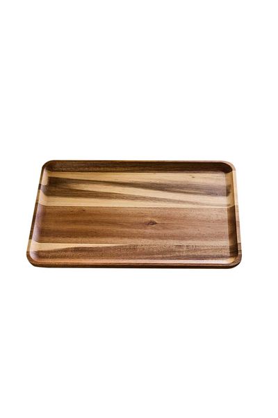 MATMEL Morry Akasya Rectangular Presentation Plate - Brown - 36X24 cm