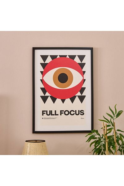 ASPARTAM Full Focus Table - Red / Black - 50X70 cm