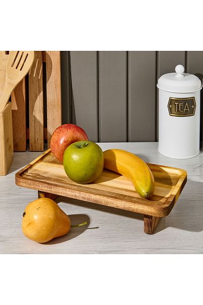 ASPARTAM Acacia Serving Presentation Board - Brown - 30,5X15,6X6,8 cm