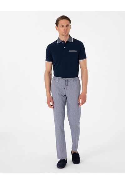 Pierre Cardin π.χ. Λεπτό παντελόνι jogger με μείγμα λινάρι