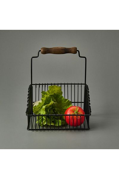 MATMEL Wire Basket - Black - 20 cm