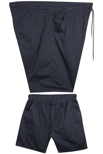marufshop Men's Lace-Up Gabardine Shorts with Lycra Large Size Suitable for 120 - 157 Kilos