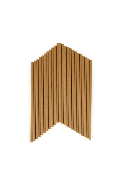 ASPARTAM 25 Paper Straws - - 20 cm