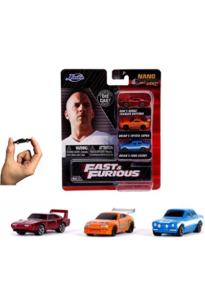 Jada 1/87 Hollywood Rides Nano 3-Pack NV-03 Fast & Furıous