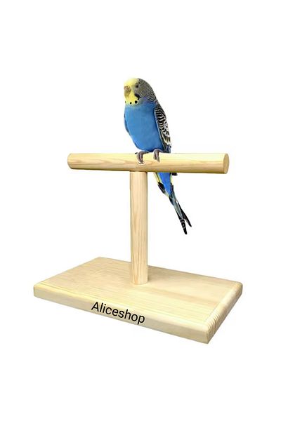 aliceshop Natural Wooden Bird Training Tunnel