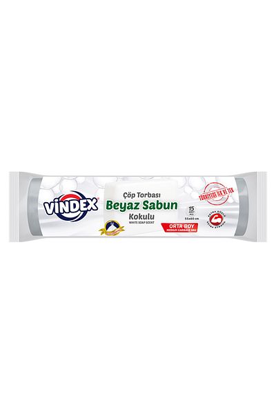 Vindex Garbage bags, 55 x 60 cm, 30 L, 15 pcs