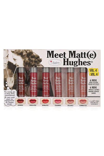 BRONZENET theBalm Mini Meet Hugs Matte Liquid Lipstick Collection Volume 4