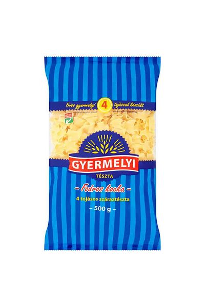 Gyermelyi Paste pătrate, încrețite, 500 g x 6
