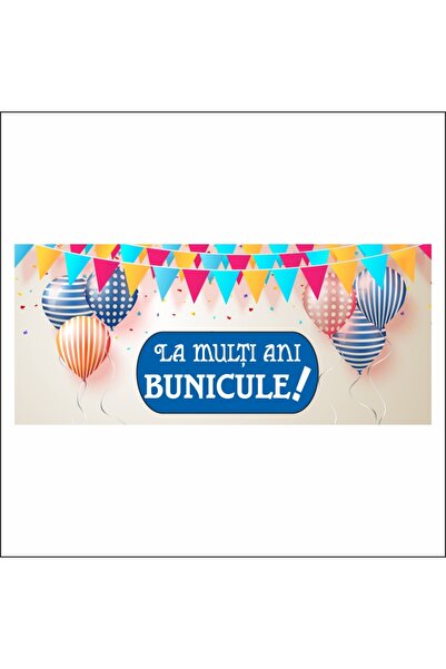 media Banner "La multi ani bunicule" model 1, 150 x 60 cm