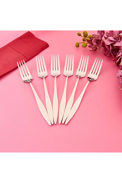 ASPARTAM Monaco 6-Piece Dinner Fork - Inox