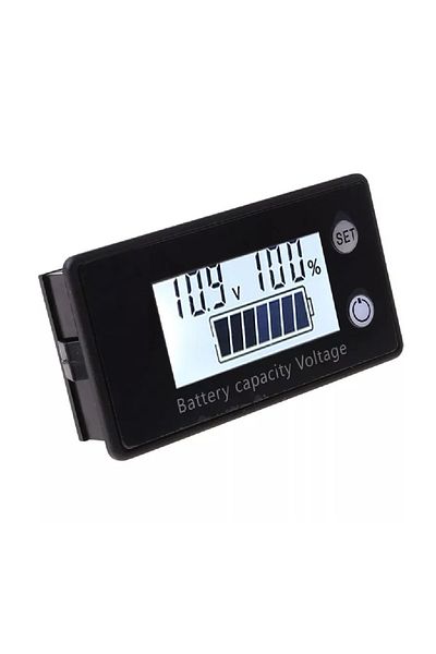 Choice White Screen Battery Capacity Indicator Dc 8v-100v Lead Acid Lithium Lifepo4 Car Motorcycle Voltmete