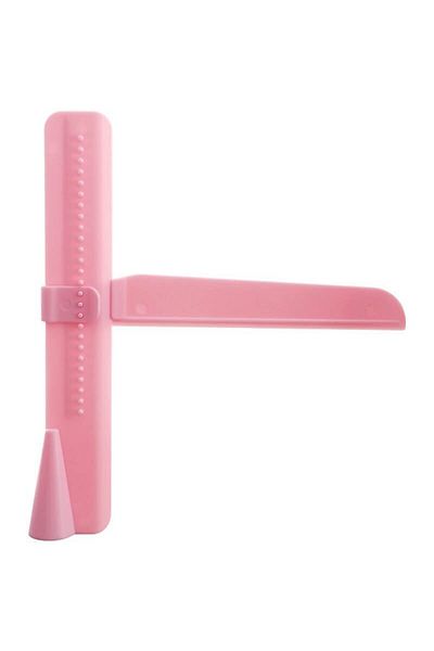 zola Decorative cake/cupcake spatula, plastic, 23x20 cm, pink