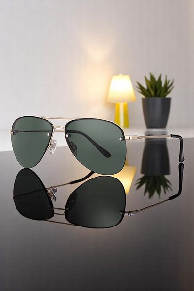 Daniel Klein 100% Polarized Uv400 Protection Gold Color Original Drop Men's Sunglasses Dkg6262C2
