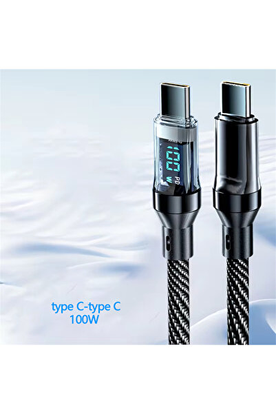 Choice كابل شحن سريع من النوع C بطول 1 متر وقوة 100 واط، كابل USB إلى النوع C...