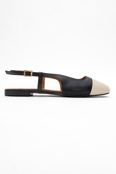 Ataköy Ayakkabı WOMEN'S LEATHER OPEN BACK SHOES