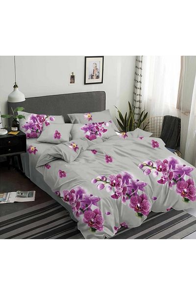 CHIRASO CHIRASO Finet Bedding Set, 6 Pieces, 2 Persons, Sheet 245x250, Quilt 200x230, 4 Pillowcases, Print