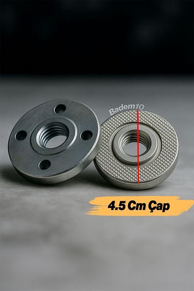 Badem10 Angle Grinder Spare Nut Set of 2 |   Metal Cutting Polishing Compatible Accessory Part