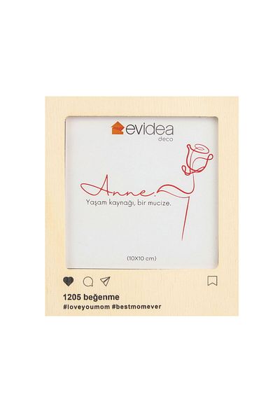 ASPARTAM Insta Magnet Frame - Beige - 10X10 cm
