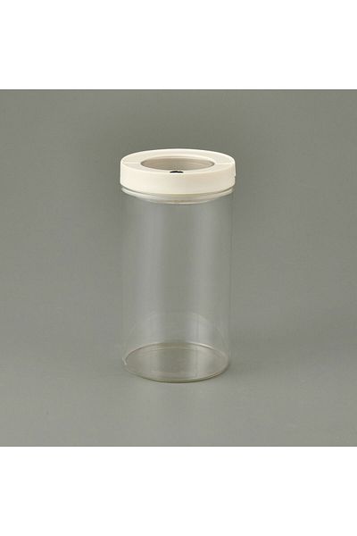 ASPARTAM Vacuum Food Jar - White / Transparent - 1700 ml