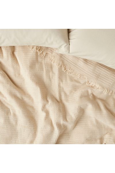 Bella Maison 100% Cotton Bexley Single Pique Mink (150X220 cm)