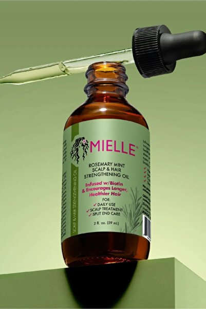 MIELLE MIELLE ROSEMARY MINT Certified Biotin Hair & Scalp Oil, Enriched with Biotin and Promotes Growth, for Daily Use