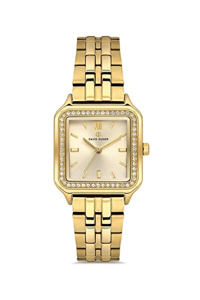 DAVID GUNER Sari Coated Sari Dial Women's Watch Dg-8708La-B4