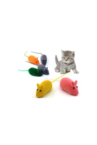ForWhat 4Pcs Cat Training Game Mouse Set for Office Home Pet