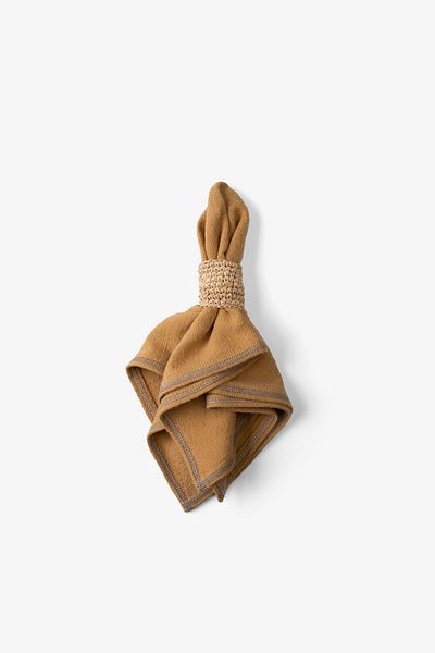 JOJOMIA Odin Fabric Serving Presentation Napkin 45X45 Mustard