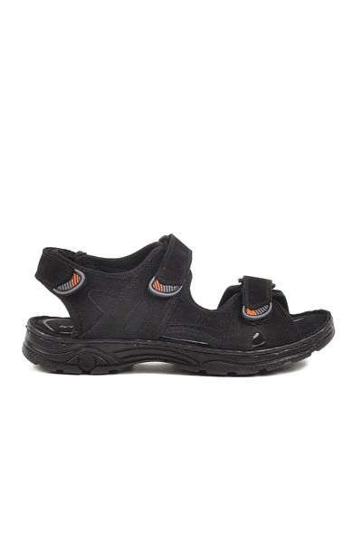 AYAKMOD Black Nubuck Boy's Velcro Sports Sandals 1305 g