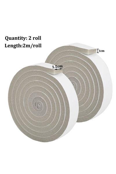 Choice Gray 1.5 4m Foam Window Sealing Strips Windproof Sound-Proof Door Weather Stripping Dustproof Self-a