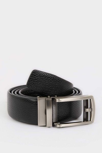 DeFacto Men's Rectangular Buckle Casual Belt E7703Axns