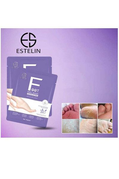 ESTELİN Lavender exfoliating foot peel mask 40g*2 pairs