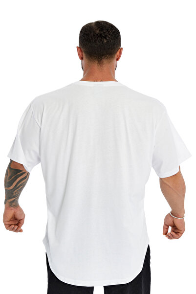 Big Sam Oversize Cotton T-Shirt Gym Rag Top Big Sam 3382