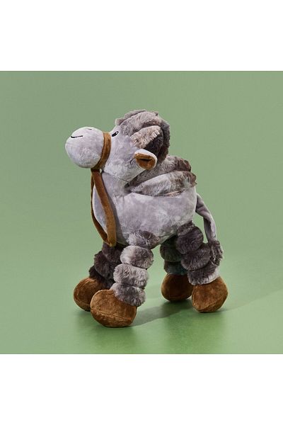 MATMEL Camel Figured Pillow - Gray - 60X40 cm