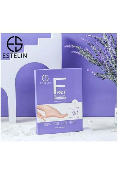 ESTELİN Lavender exfoliating foot peel mask 40g*2 pairs