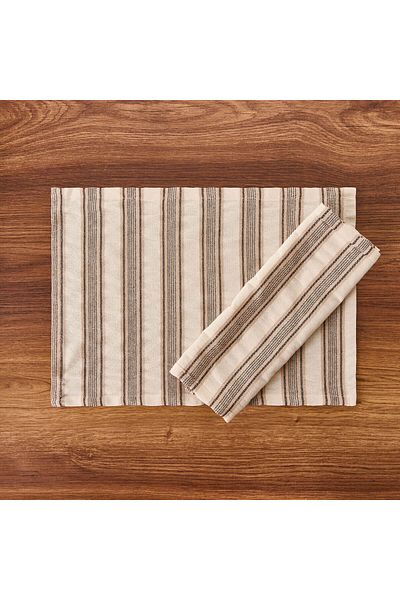 MATMEL Freya 2-Piece American Service - Ecru / Beige - 35X50 cm