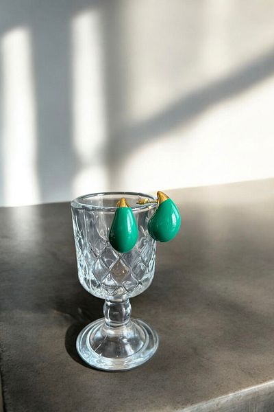 stravis Enameled Drop Earrings