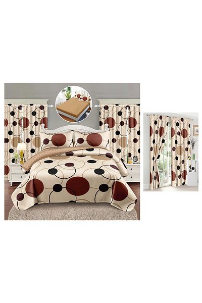 CHIRASO CHIRASO FINET Bedding Set, 6 Pieces with Drapery, Sheet 140x200, Quilt 160x200